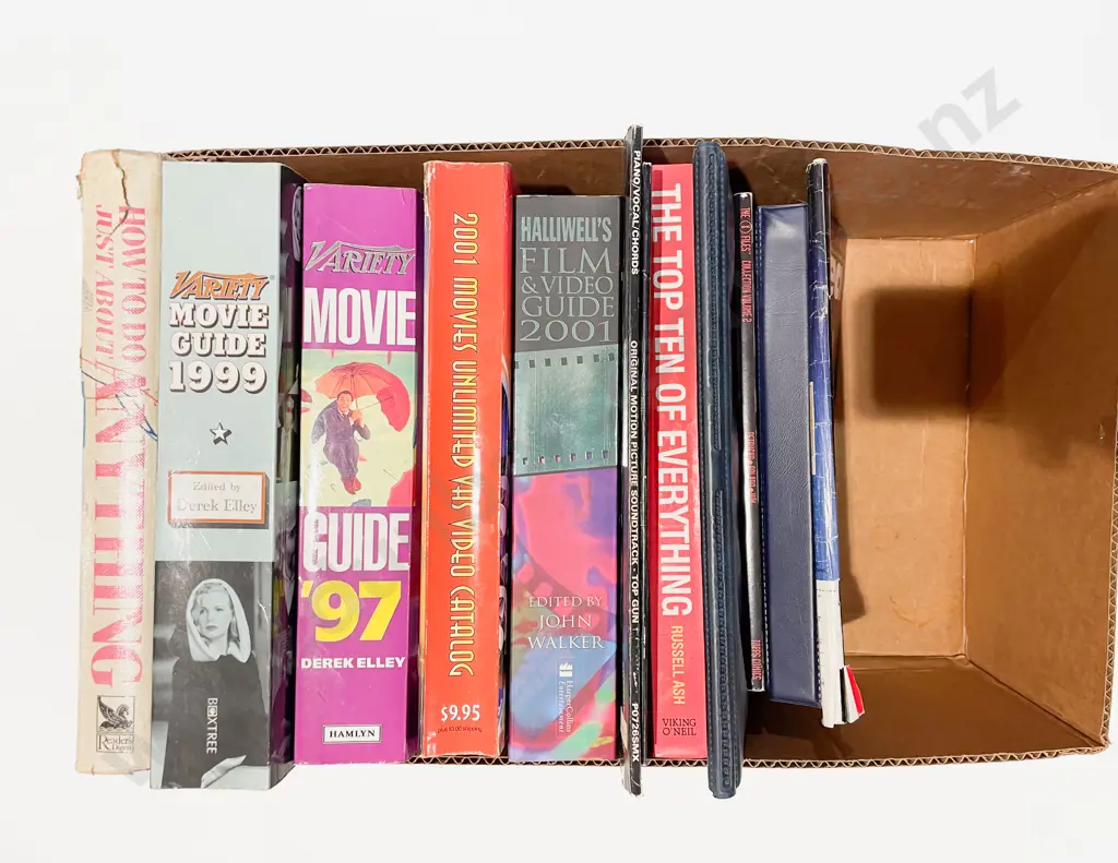Box of Assorted Film Reference Volumes Image 1++