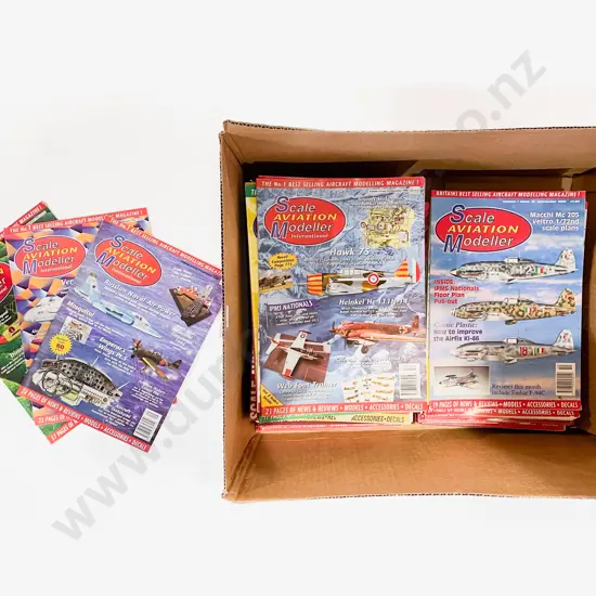 Box of Assorted Model Reference Magazines