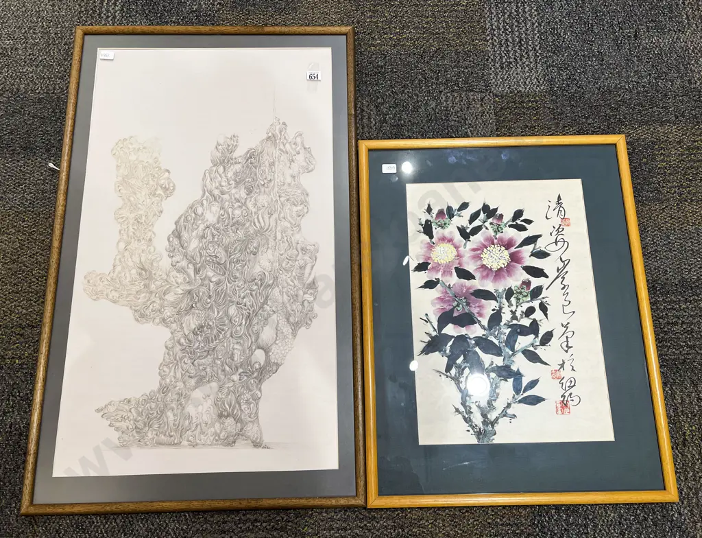 Japanese W/C together with Abstract Work Image 1++