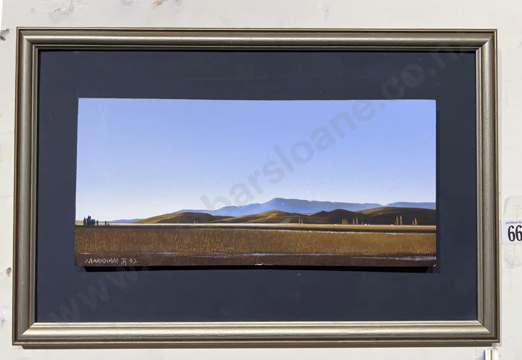 Philip Markham - Central Otago Landscape - Acrylic on Board Image 1++