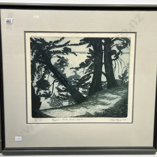Joan Taylor - Beyond North Head - Ltd Ed Etching