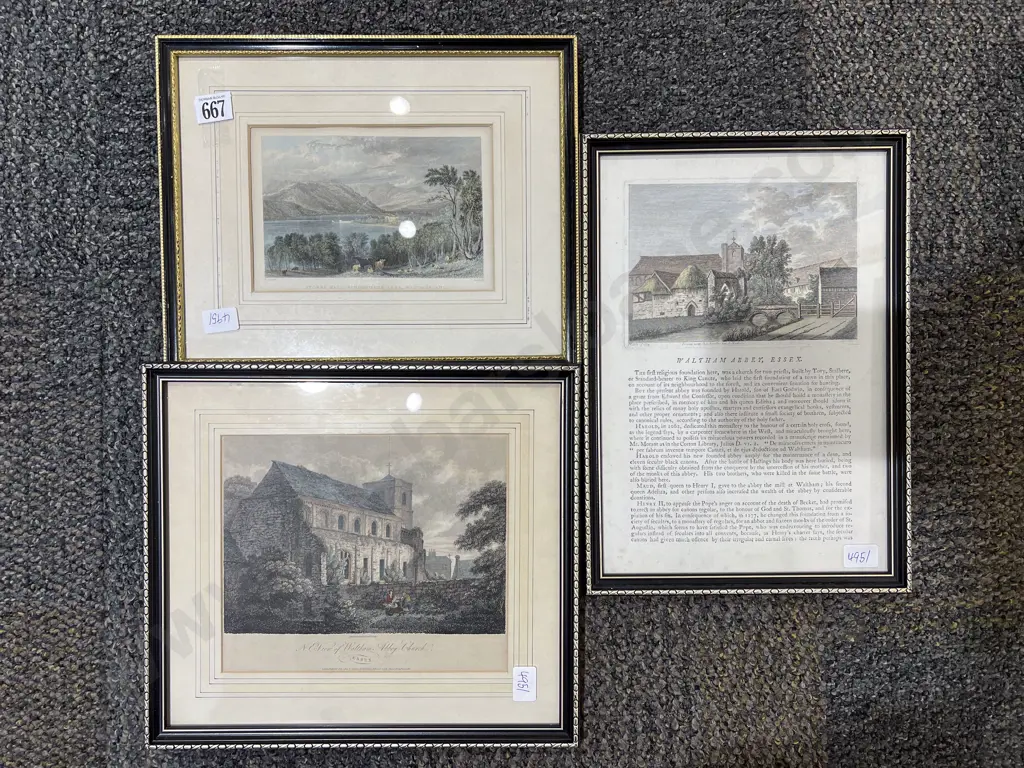 Three Assorted Historical Prints Image 1++