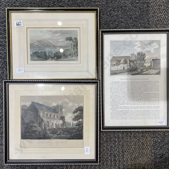 Three Assorted Historical Prints