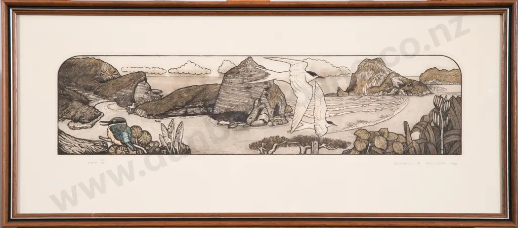 Russell M Jackson - Piha - Ltd Ed Print Image 1++