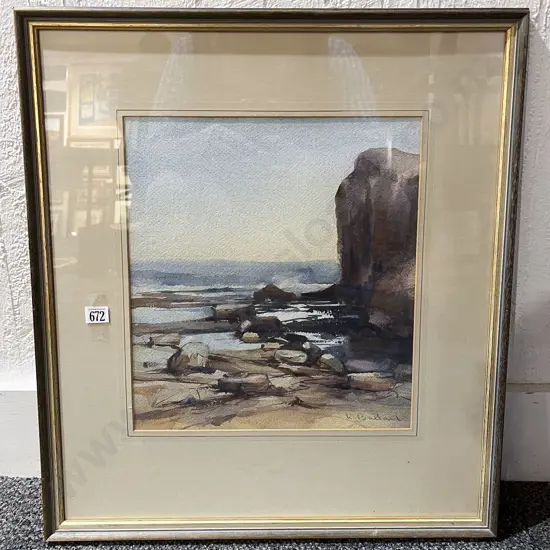 K Ballard - Shadowed Cliffs - W/C