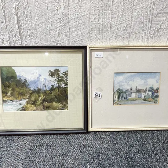 Rena Swift - Swollen Stream Eglinton Valley - Watercolour & Other