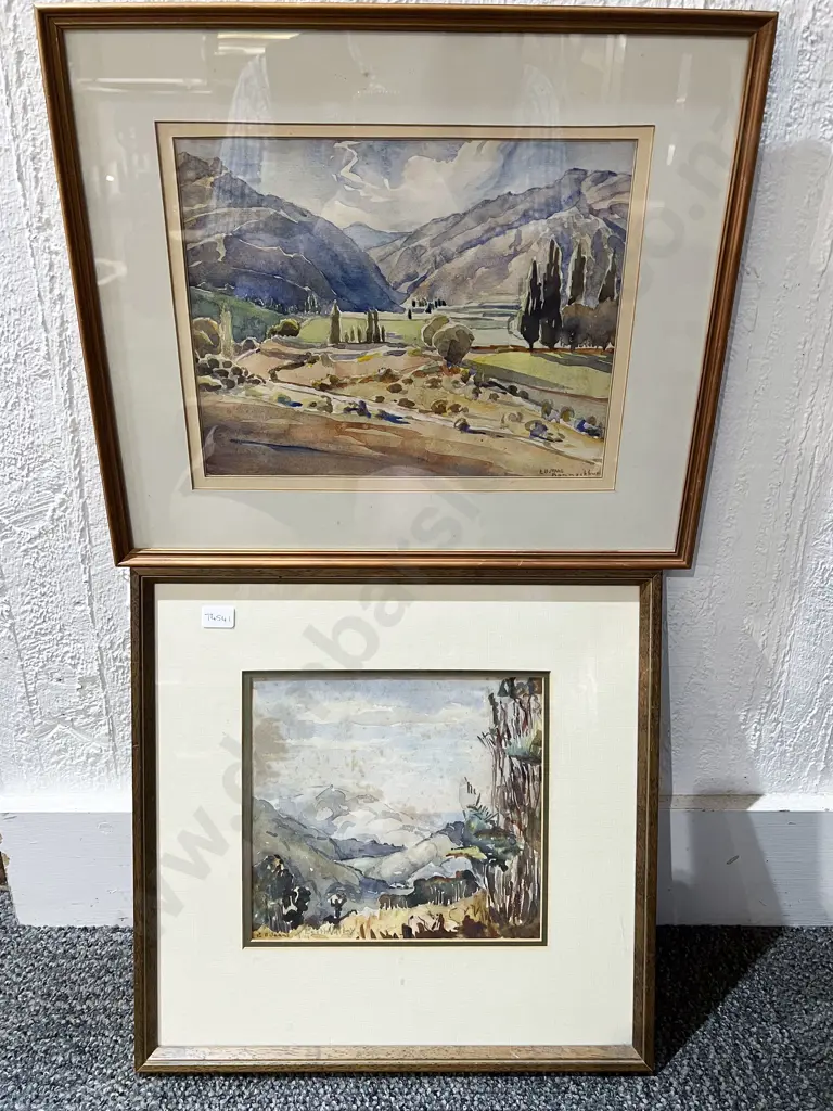 Eana B. Jeans - "Bannockburn Central Otago" - Watercolour & Other Image 1++