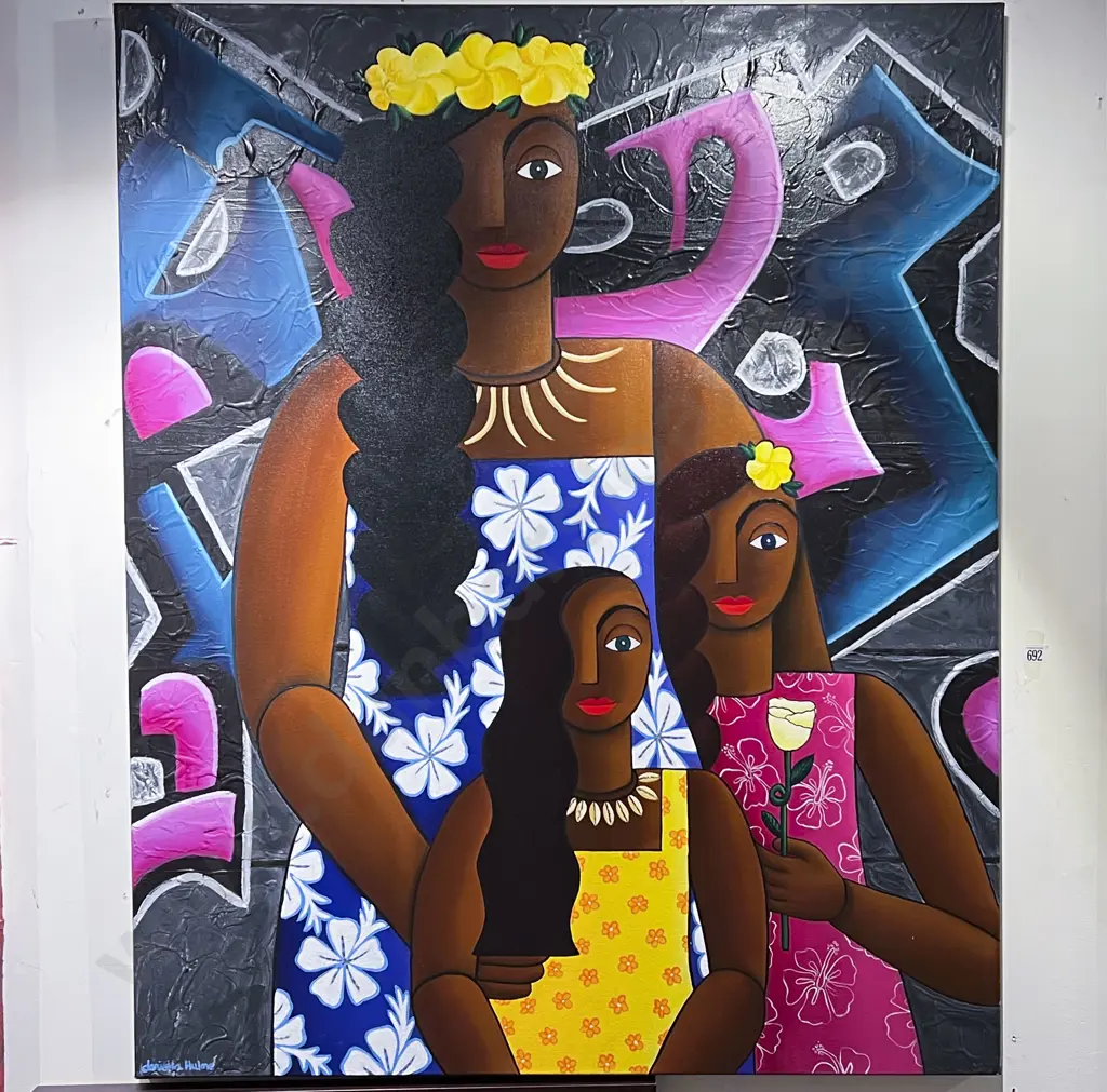 Daniella Hulme - "Urban Pacifica" - Acrylic on Canvas Image 1++