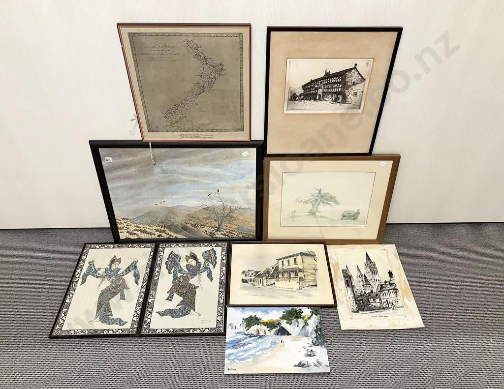 Quantity of Assorted Framed & Unframed Artworks Image 1++