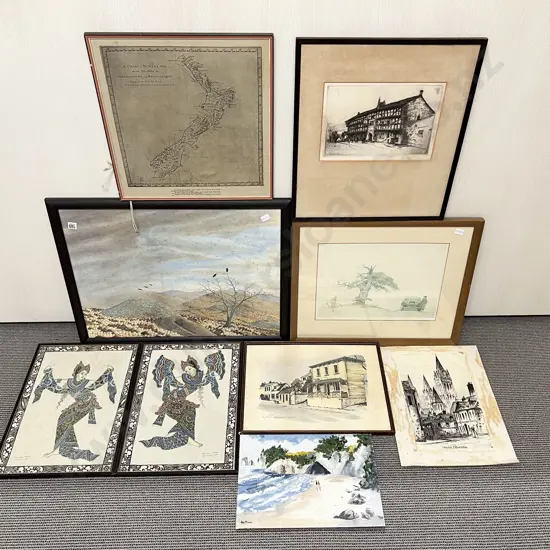 Quantity of Assorted Framed & Unframed Artworks