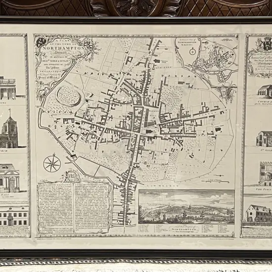 Framed Town Plan of Northampton