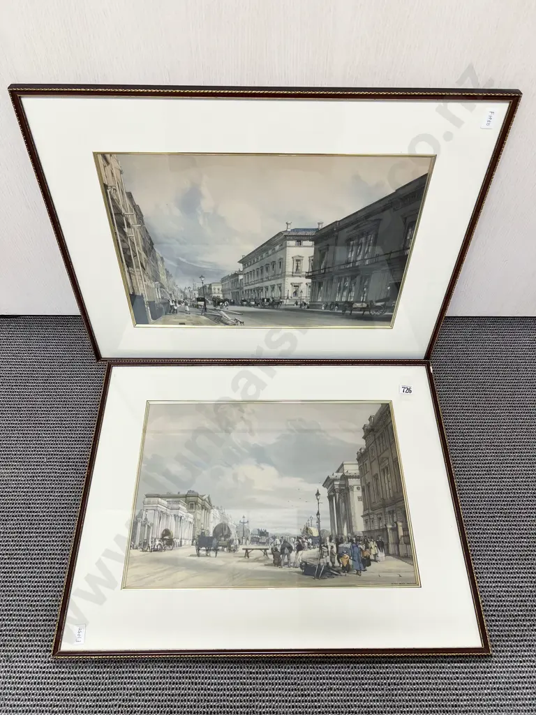 Pair of Townscape Prints Image 1++