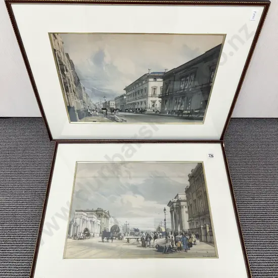 Pair of Townscape Prints