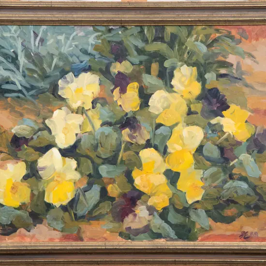 Jan Eagle - "Happy Faces" - Oil