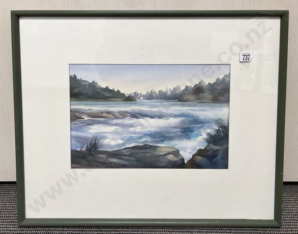 Margo Mountain - "Huka Falls" - Watercolour Image 1++