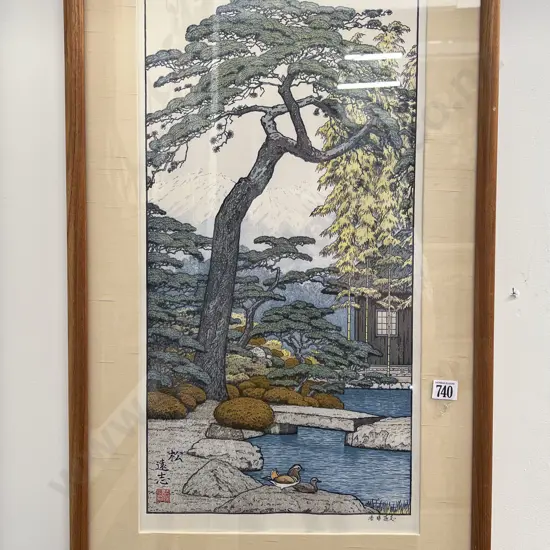 Signed Japanese Print