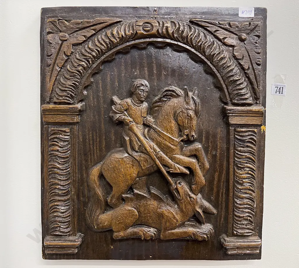 Medieval Style Relief Wall Hanging Image 1++