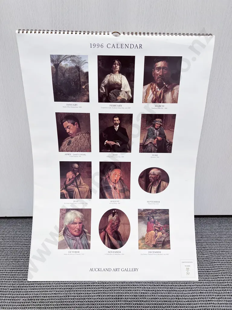 C.F. Goldie 1996 Calendar Image 1++