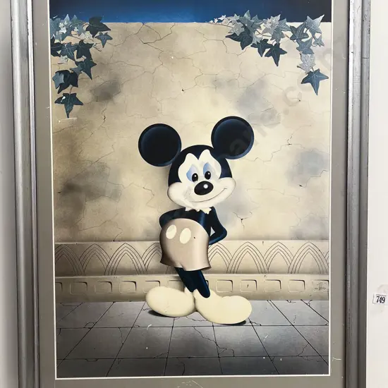 Framed Mickey Mouse Poster