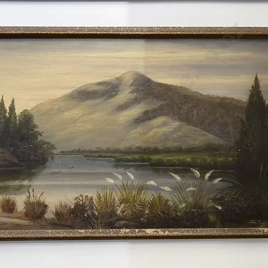 P. Bennett - Colonial Oil on Canvas