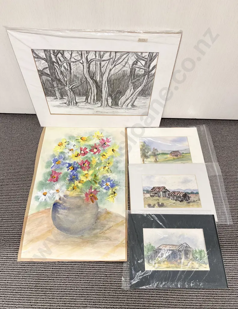 Dorothy Wolstenholme - Ten Assorted Original Artworks Image 1++