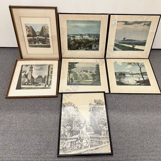 Seven Assorted Prints