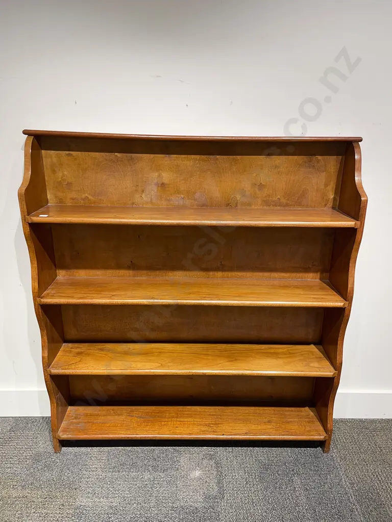 Oak Open Bookcase Image 1++