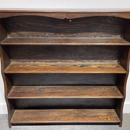 Oak Open Bookcase