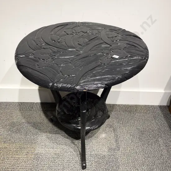 Ebonised Arts & Crafts Two-Tier Centre Table