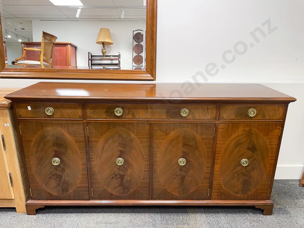 Mahogany Reproduction Sideboard Image 1++