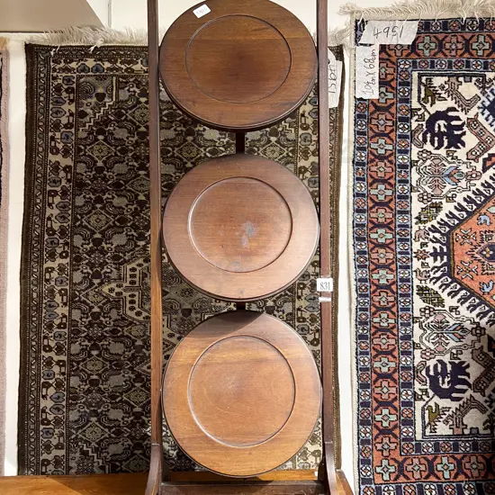 Three-Tier Folding Plate Stand