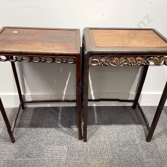 Two Chinese Side Tables