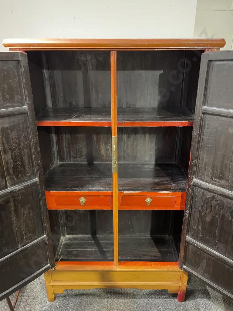 Chinese Lacquered Wardrobe Image 1++