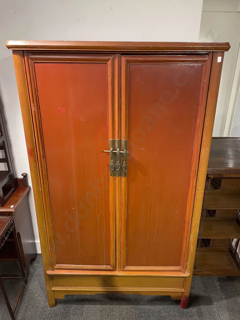 Chinese Lacquered Wardrobe Image 1++