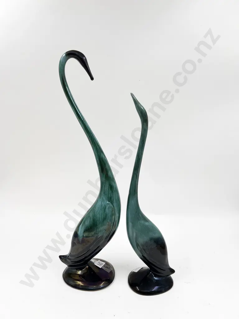 Two Blue Mountain Pottery Cranes Image 1++