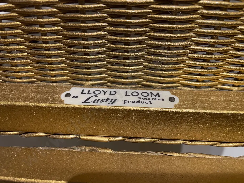 Lloyd Loom Corner Washing Basket Image 1++