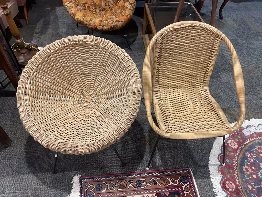 Harlequin Set of Wicker Chairs Image 1++