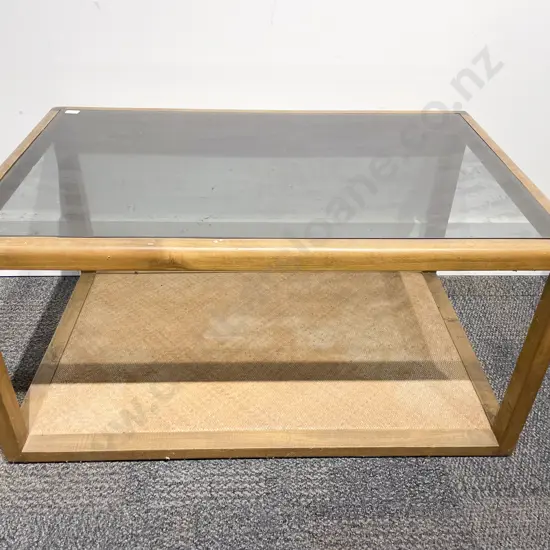 Two-Tier Glass Top Coffee Table