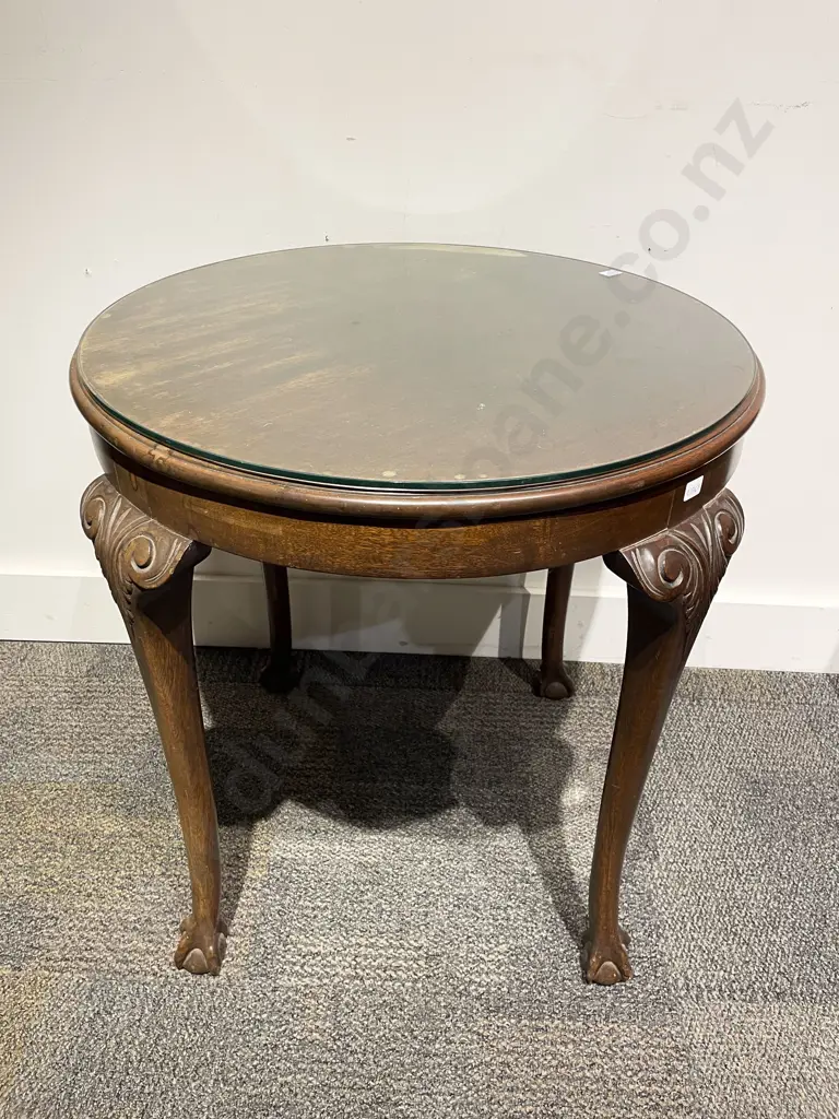 Mahogany Centre Table together with Corner Chair Image 1++