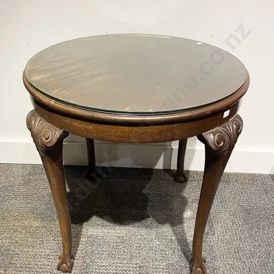 Mahogany Centre Table together with Corner Chair