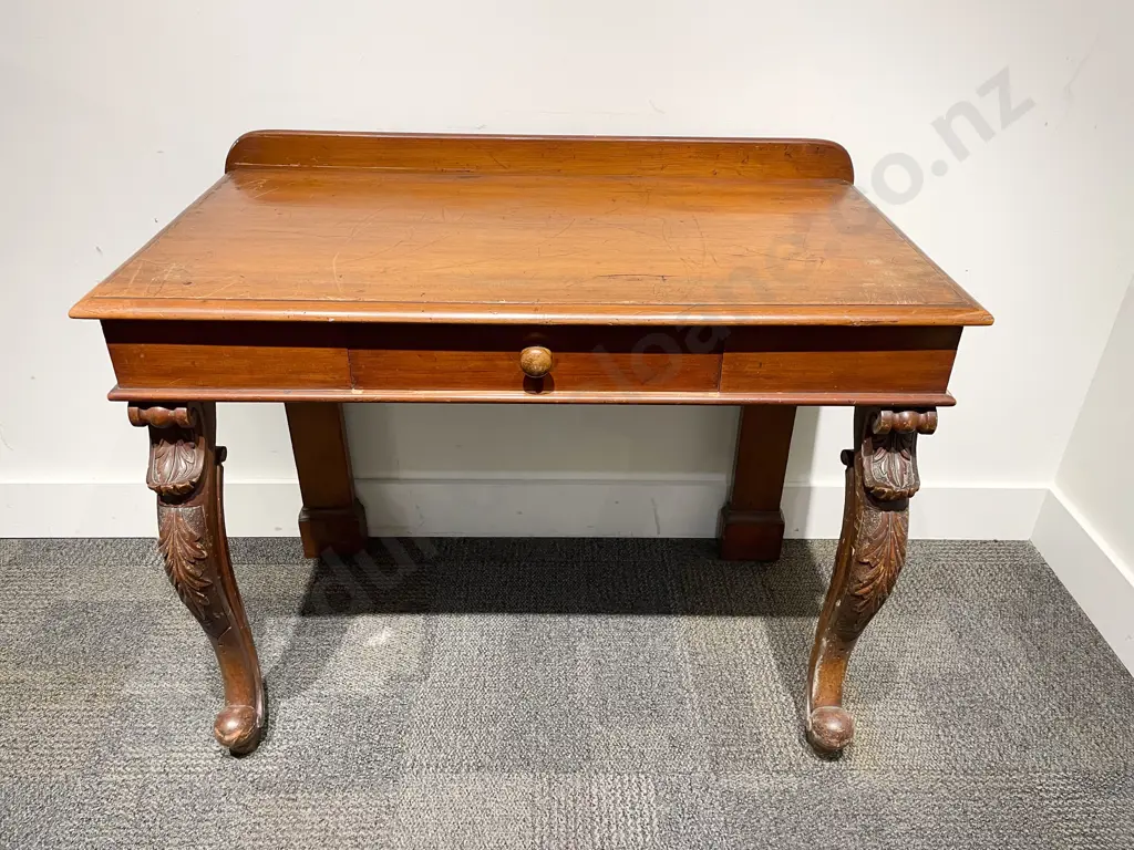 Victorian Single Drawer Desk Image 1++