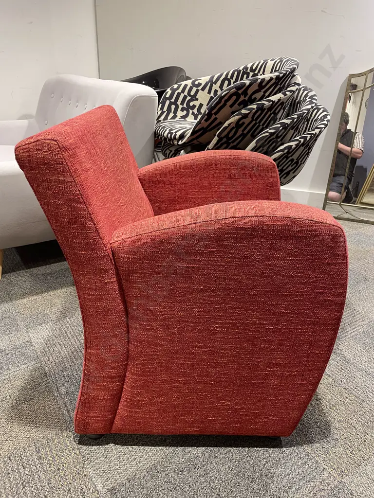 Modern Upholstered Armchair Image 1++