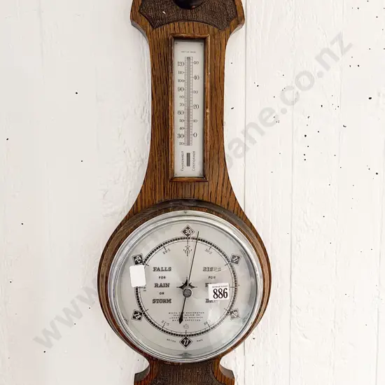Oak Cased Barometer