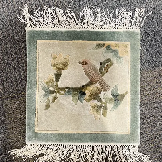 Two Small Persian Table Mats