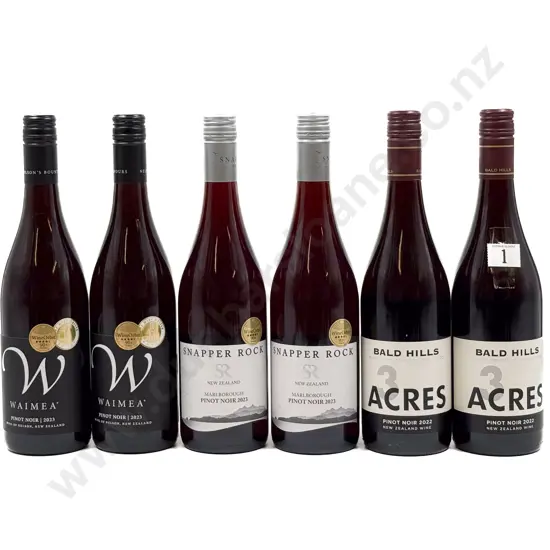 NZ Six Assorted Pinot Noir