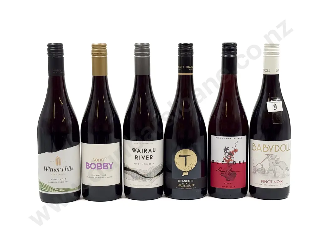 NZ Six Assorted Pinot Noir Image 1++