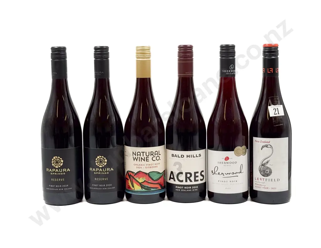 NZ Six Assorted Pinot Noir Image 1++