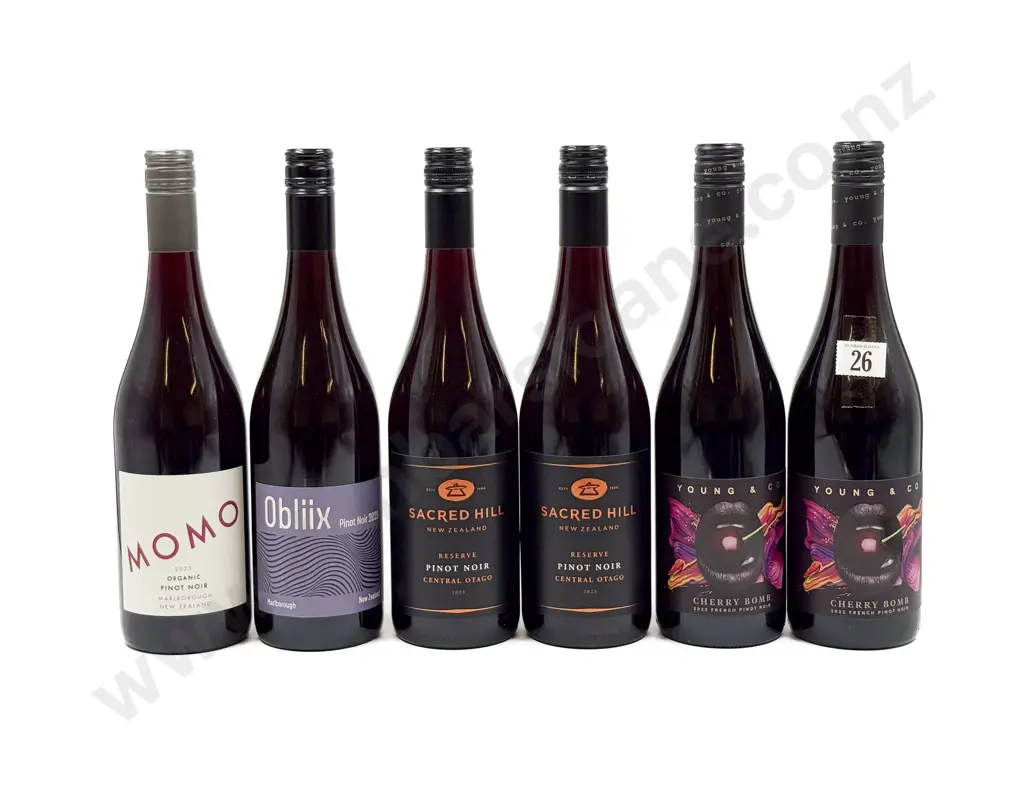 NZ Six Assorted Pinot Noir Image 1++