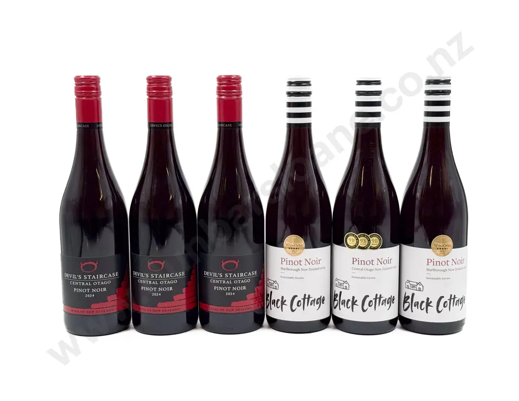 NZ Six Assorted Pinot Noir Image 1++