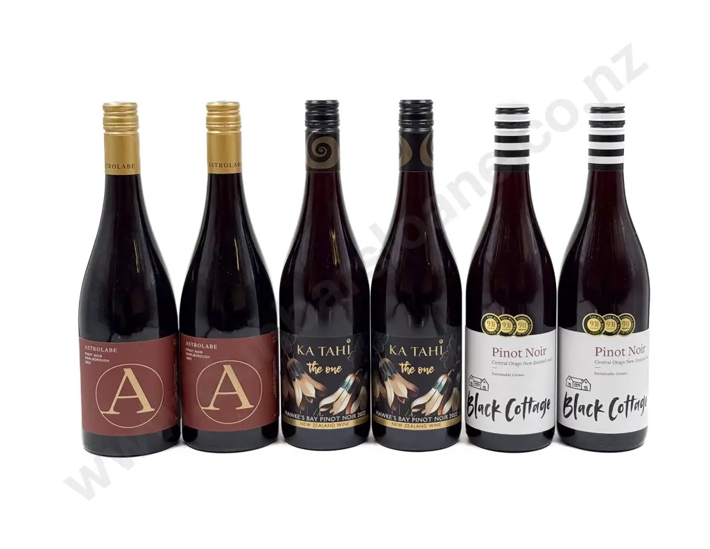 NZ Six Assorted Pinot Noir Image 1++